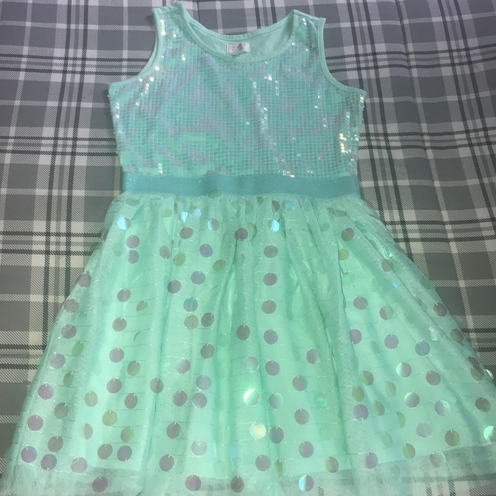 Aqua Blue Girls Dress From Children’s Place